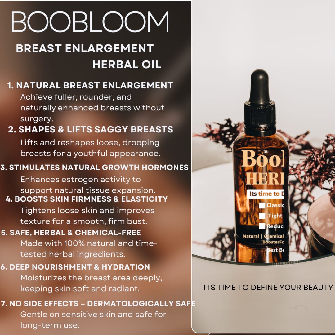 BooBloom Breast Enlargement Herbal Oil